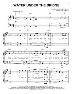 Water Under The Bridge von Adele (Download) 