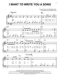 I Want To Write You A Song von One Direction (Download) 