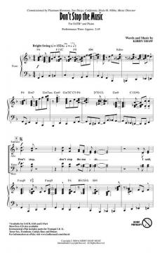 Don't Stop The Music von Kirby Shaw 