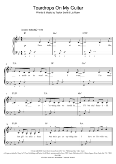 Teardrops On My Guitar von Taylor Swift (Download) 