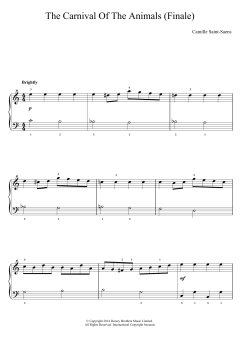 Finale (From 'The Carnival Of The Animals') von Camille Saint-Saëns (Download) 