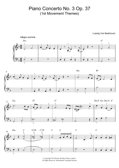 First Movement Themes von Ludwig van Beethoven (Download) 