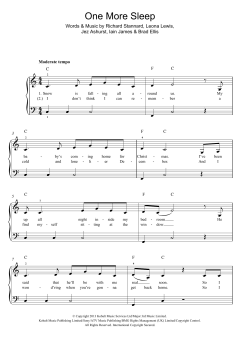 One More Sleep von Leona Lewis (Download) 