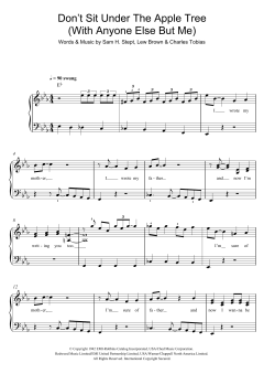 Don't Sit Under The Apple Tree von Lew Brown (Download) 