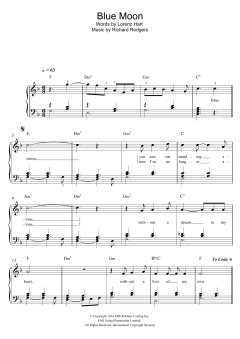 Blue Moon von Lorenz Hart (Download) 