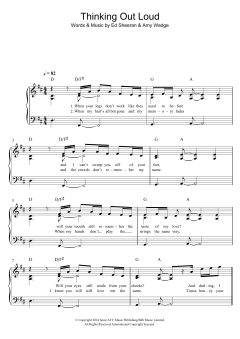 Thinking Out Loud von Ed Sheeran (Download) 