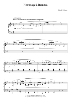 Hommage a Rameau von Claude Debussy (Download) 