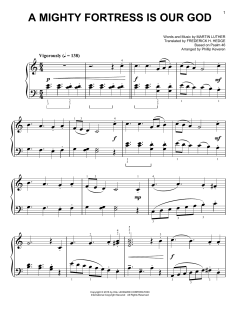 A Mighty Fortress Is Our God [Classical version] von Frederick H. Hedge (Download) 
