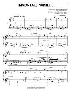 Immortal, Invisible [Classical version] von John's Canaidau y Cysse Robert (Download) 