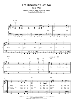 I'm Black/Ain't Got No von Galt MacDermot (Download) 