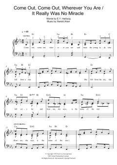 Come Out, Come Out, Wherever You Are von Harold Arlen (Download) 