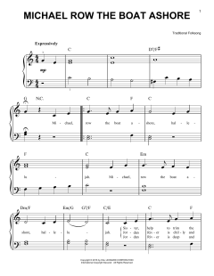Michael Row The Boat Ashore von Traditional Folksong (Download) 