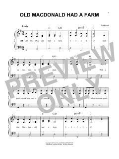 Old Macdonald Had A Farm von Traditional (Download) 