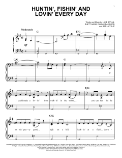 Huntin', Fishin' And Lovin' Every Day von Luke Bryan (Download) 