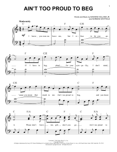 Ain't Too Proud To Beg von The Temptations (Download) 