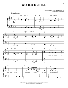 World On Fire von Sarah McLachlan (Download) 