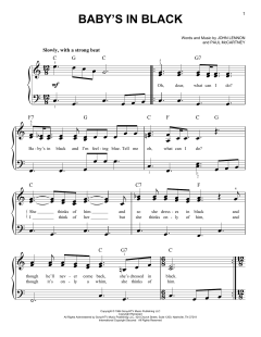 Baby's In Black von The Beatles (Download) 