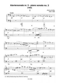Klaviersonate No.3 Piano Sonata No.3 von Alfred Schnittke für Klavier im Alle Noten Shop kaufen