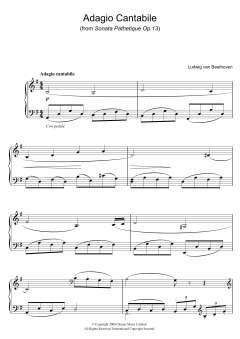 Adagio Cantabile from Sonate Pathetique Op.13 (Download) 