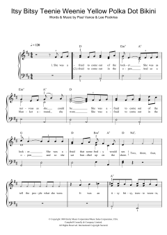 Itsy Bitsy Teenie Weenie Yellow Polka Dot Bikini von Paul Vance (Download) 
