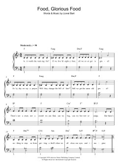 Food, Glorious Food von Lionel Bart (Download) 