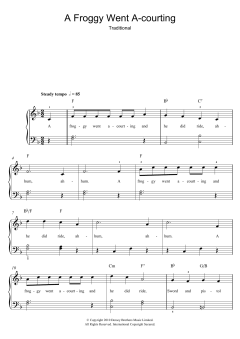 Froggy Went A-Courting von Traditional (Download) 