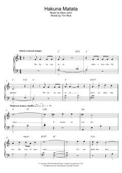 Hakuna Matata von Elton John (Download) 