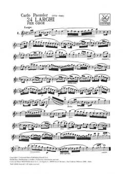 24 Larghi per Oboe Solo von Carlo Pässler im Alle Noten Shop kaufen