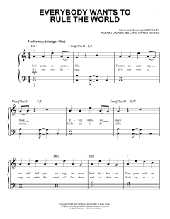 Everybody Wants To Rule The World von Tears For Fears (Download) 