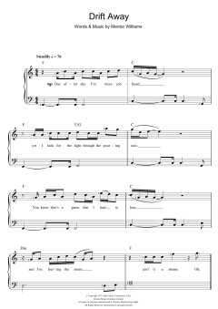 Drift Away (abridged arrangement) von Dobie Gray (Download) 