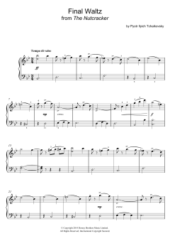 Final Waltz von Peter Iljitsch Tschaikowsky (Download) 