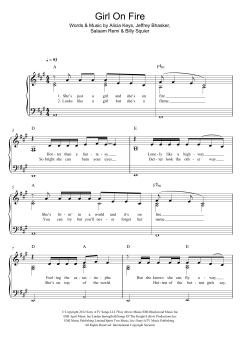 Girl On Fire von Alicia Keys (Download) 