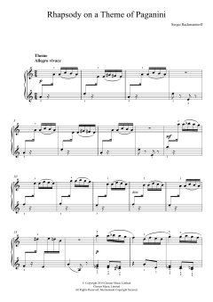 Rhapsody on a Theme of Paganini (Download) 