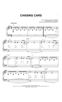 Chasing Cars von Snow Patrol (Download) 