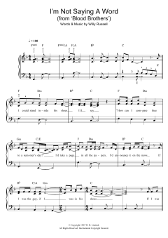 I'm Not Saying A Word von Willy Russell (Download) 