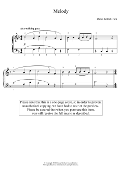 Melody von Daniel Gottlob Türk (Download) 