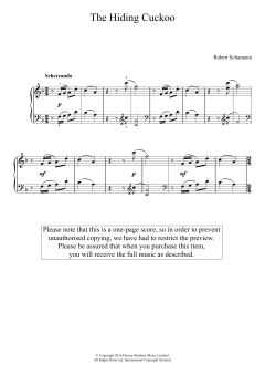 The Hiding Cuckoo von Robert Schumann (Download) 