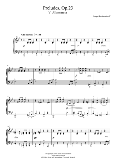 Preludes Op.23, No.5 Alla marcia (Download) 