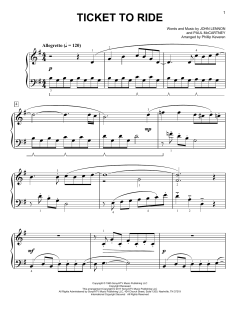 Ticket To Ride [Classical version] von The Beatles (Download) 