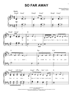 So Far Away von Carole King (Download) 