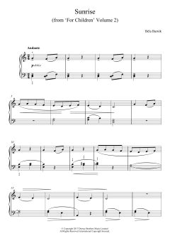 Sunrise von Béla Bartók (Download) 