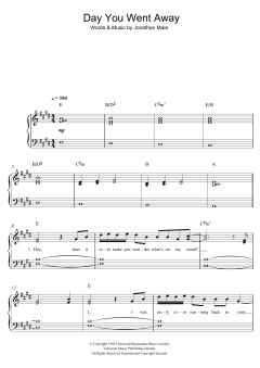 The Day You Went Away (Download) 