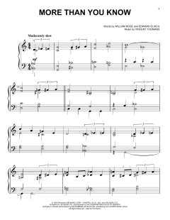 More Than You Know von William Rose (Download) 