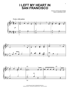 I Left My Heart In San Francisco von Tony Bennett (Download) 