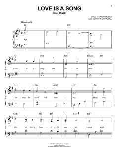 Love Is A Song von Larry Morey (Download) 