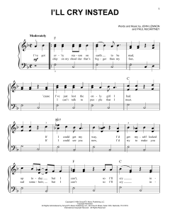 I'll Cry Instead von The Beatles (Download) 