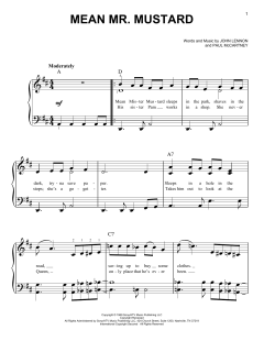 Mean Mr. Mustard von The Beatles (Download) 