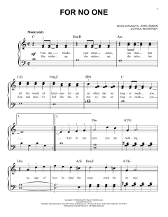 For No One von The Beatles (Download) 