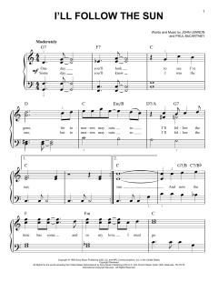 I'll Follow The Sun von The Beatles (Download) 