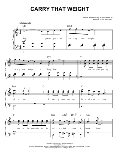 Carry That Weight von The Beatles (Download) 